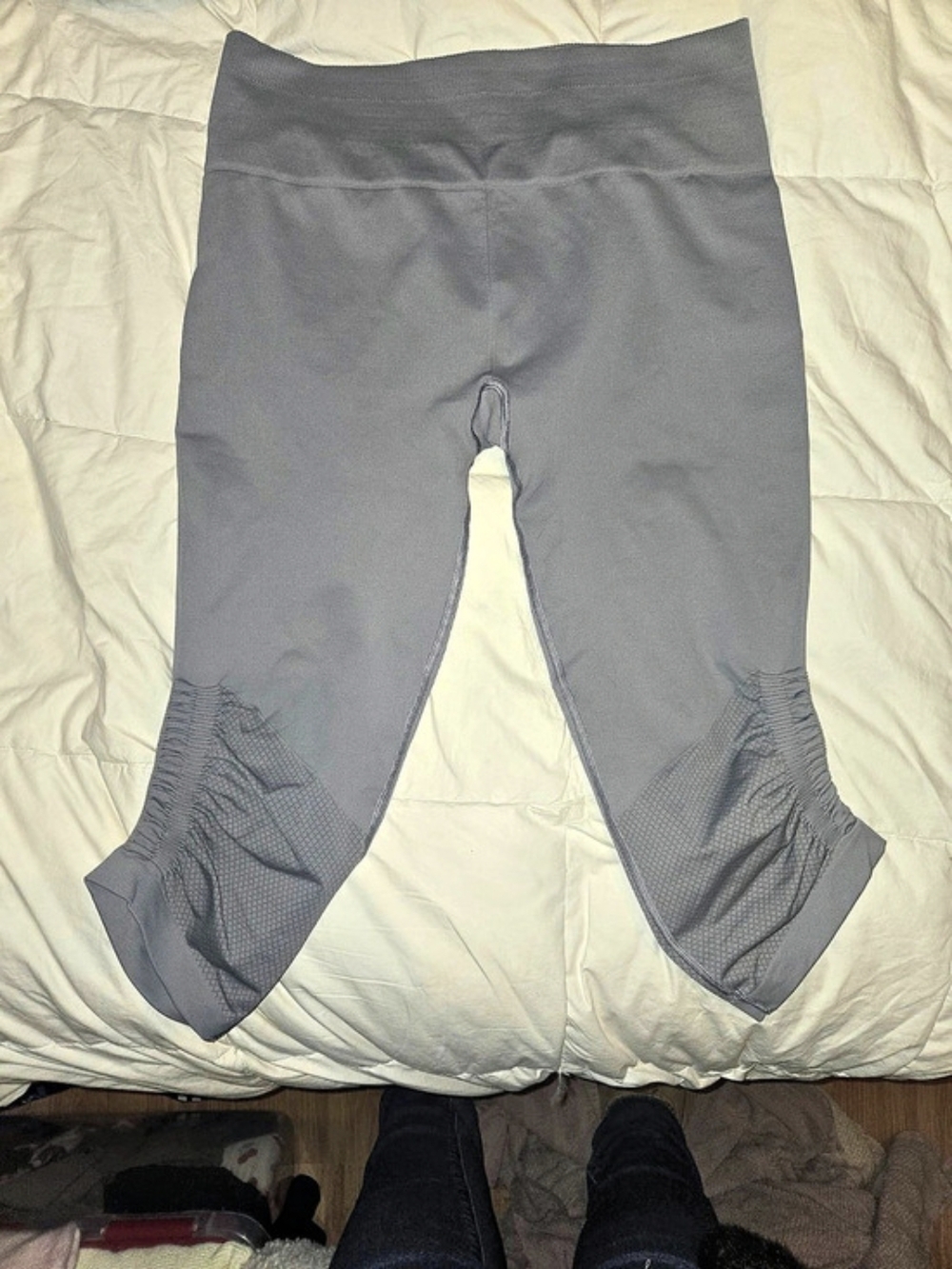 lululemon Awakening Crop *Taryn Toomey Collection 17" Gray Leggings